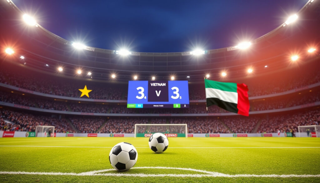 VN vs UAE: Kết quả, lịch thi đấu và thông tin mới nhất